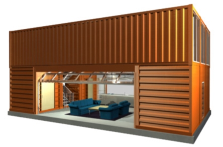 Adam Kalkin's Quik House modern prefab home.