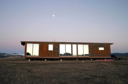 Alchemy Architects weeTwo modern prefab home.