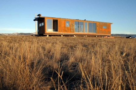 Alchemy Architects weeTwo prefab home.