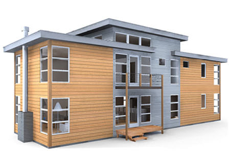 CleverHomes CH 1 modern prefab home.