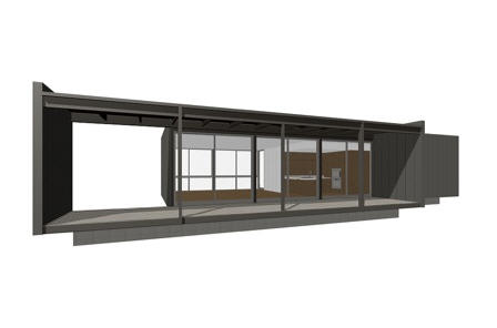Marmol Radziner Model 2 prefab home.
