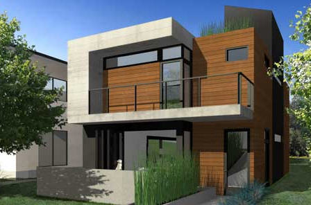 MK Designs by Blu Homes mkSolaire prefab home.