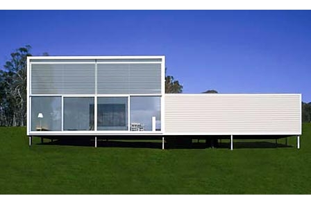 Modern Modular prefab home designed by Collins & Turner.