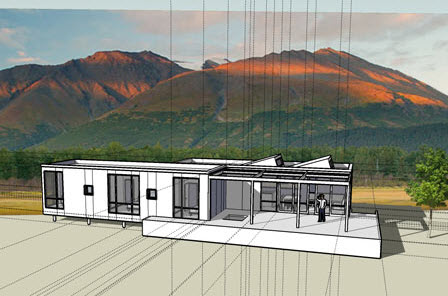 nottoscale S-Modulome prefab home.