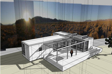 nottoscale T-Modulome prefab home.